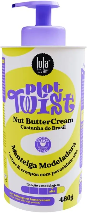 Lola Cosmetics Plot Twist Nut Butter Cream Manteiga Modeladora 480g