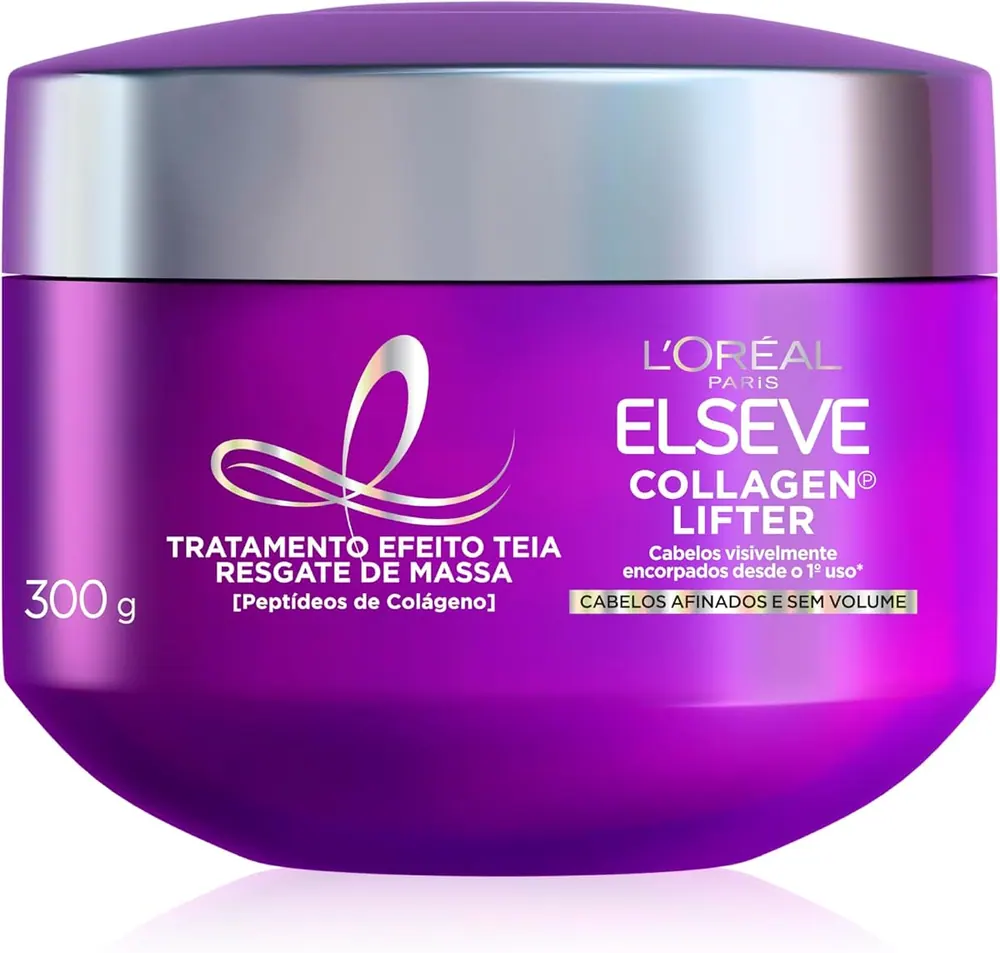L'Oréal Paris Elseve Collagen Lifter Máscara de Tratamento Colágeno Encorpador 300g