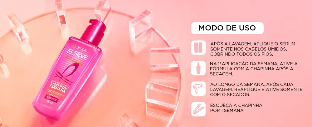 Elseve Sérum Leave-in Liso dos Sonhos - imagem 7