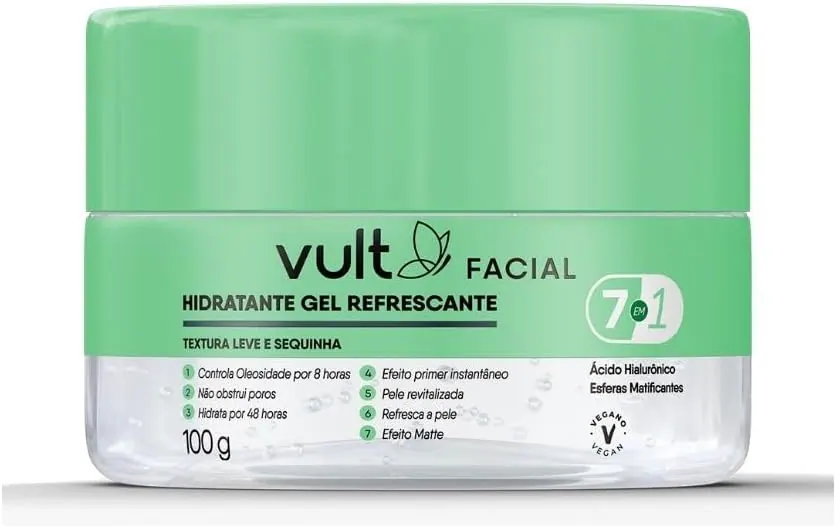 Vult Hidratante Facial Gel Refrescante 7 em 1 100g