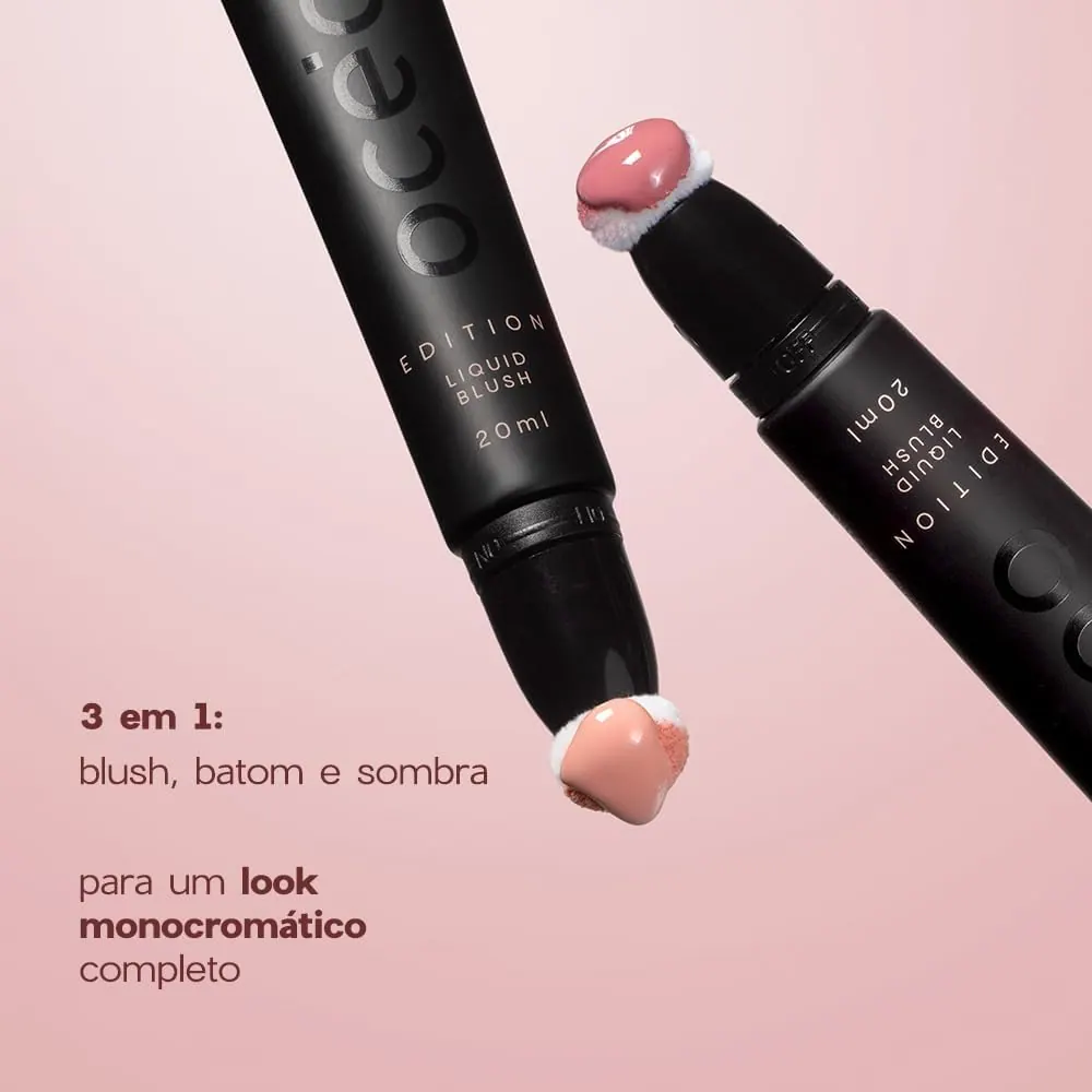 Océane Edition Blush Líquido Liquid Blush Raspberry (Rosa Escuro) 20ml