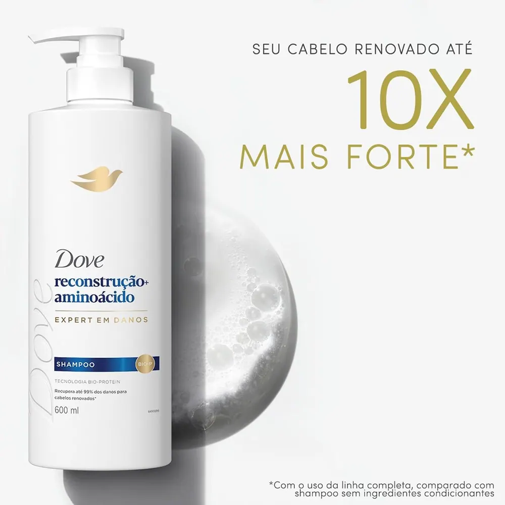 Dove Shampoo Reconstrução + Aminoácido 600ml