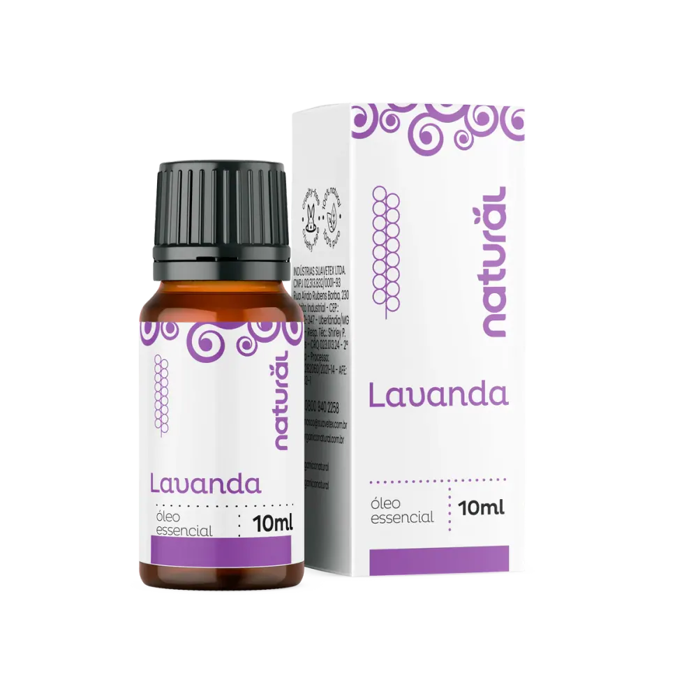 Óleo Essencial de Lavanda 10ml para Difusor - Uso Aromático - 100% Puro