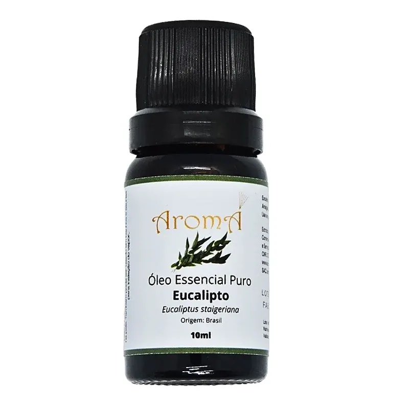 Óleo Essencial de Eucalipto 10ml para Difusor - Uso Aromático - 100% Puro