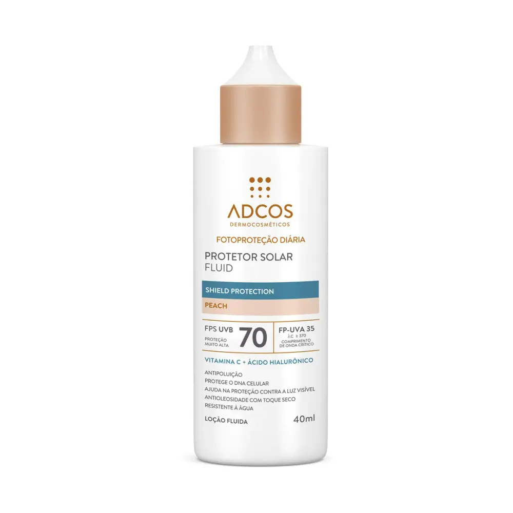 Adcos Protetor Solar Fluid Colors FPS 70 - Shield Protection