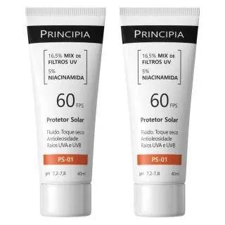 Principia Kit 2 Protetores Solares PS-01 FPS 60