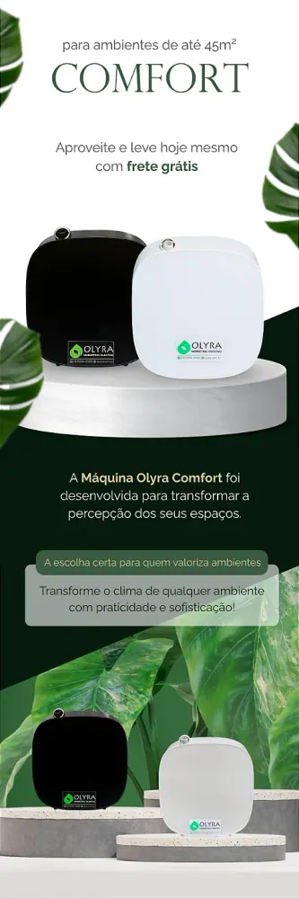 Aromatizador Profissional Olyra Comfort 45m² Bivolt - Marketing Olfativo
