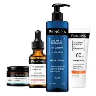 Principia Kit Essencial Niacinamida GL-02 + GH-01 + NC-10 + PS-01