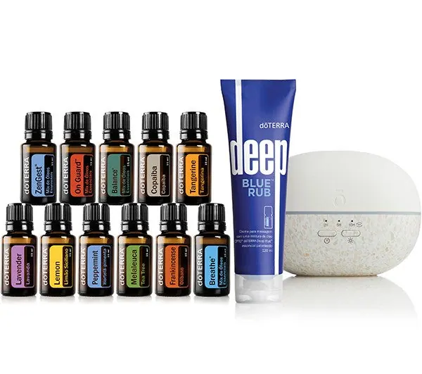 Kit doTERRA® Essencial Para o Lar + Difusor